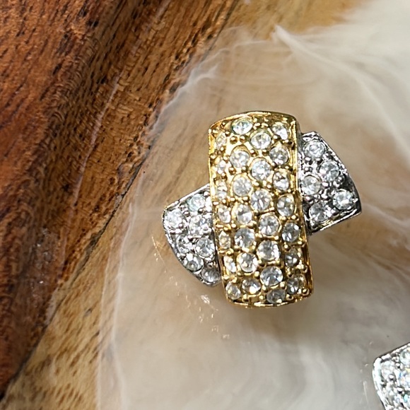 🖤14K gold post “X” design earrings - Picture 14 of 17